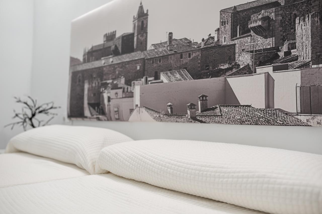 Apartamentos Turísticos Domus Seleqtia Plaza Mayor Caces Exterior foto